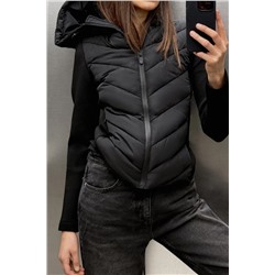 CONTRAST PUFFER JACKET