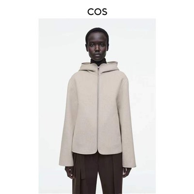 Женское пальто из смеси шерсти и лиоцелла  CO*S