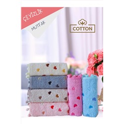 alsuarhome Anna 6'lı Nakışlı Ponponlu Kalp Desenli Mutfak Havlusu 3x50 cm KLB23