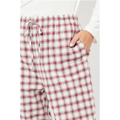 Pantalón 7/8 de pijama cintura alta - Rojo