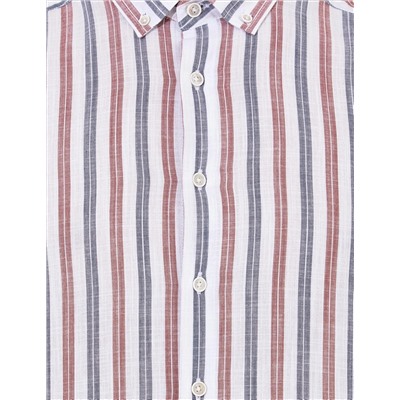 Turuncu Slim Fit Uzun Kollu Gömlek