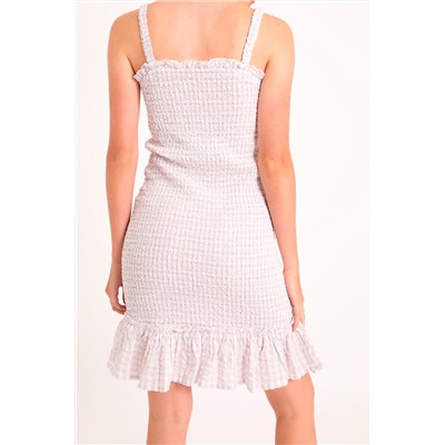 Vestido de talle bajo Malva