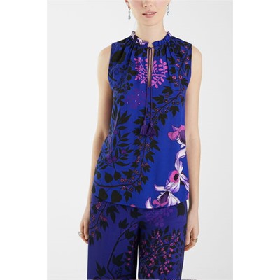 Blusa estampado jacquard