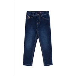 Kız Çocuk Mavi Jean Pantolon