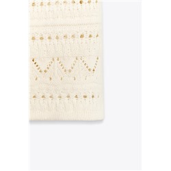 HALTER CROCHET KNIT MINI DRESS