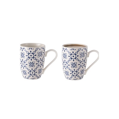 Morris Kupa - Mavi/Beyaz - 360 ml