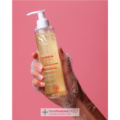 SVR CICAVIT+ GEL MOUSSANT - Assainissant Apaisant, Ultra-Doux 200 ml