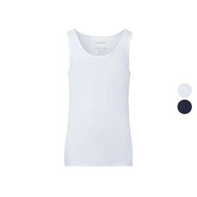 LIVERGY® Achselhemd Herren, mit Rundhalsausschnitt