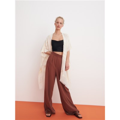 Crop Top aus Satin