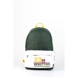 United Colors of Benetton Bntsrt76021 Yeşil/beyaz Unisex Sırt Çantası BNTSRT76021