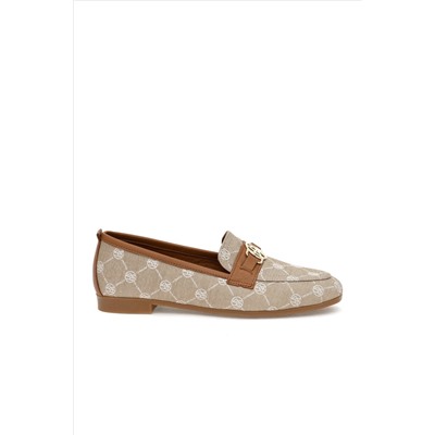 Kadın Bej Loafer