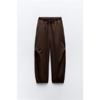 FEW ITEMS LEFT PLUSH JOGGER TROUSERS WITH PLEATS