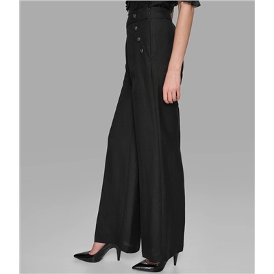 LINEN BLEND SAILOR PANT