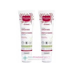 Mustela Maternité Crème Vergetures Action 3en1 Sans Parfum 2x150ml