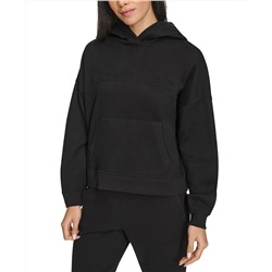 Calvin Klein Women's Fleece Embossed Logo Pullover Hoodie