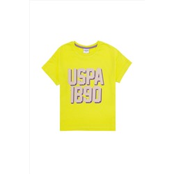 Kız Çocuk Neon Sarı Pijama Takımı