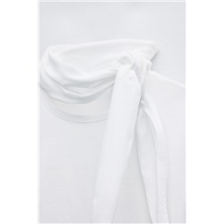 T-SHIRT WITH SCARF