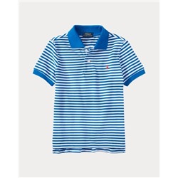 Striped Cotton Polo Shirt