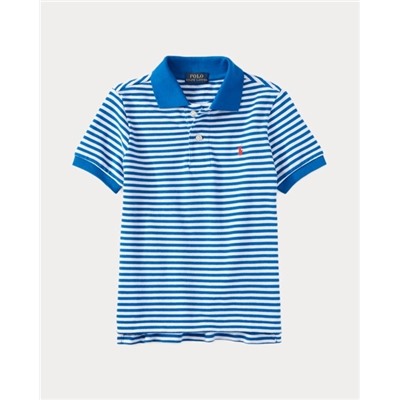 Striped Cotton Polo Shirt