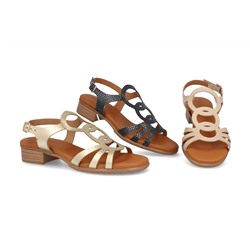 1388 - BDA                SANDALIAS DE TACÓN