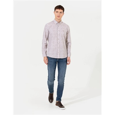 Vizon Slim Fit Uzun Kollu Gömlek