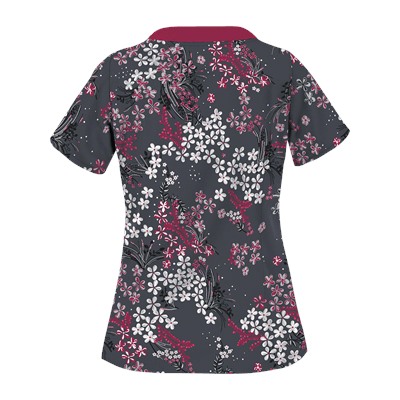UA Leilani Pewter Scrub Top