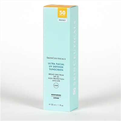 SkinCeuticals Ultra Facial UV Defense SPF 50 30 ml PACK Regalo envase de 15 ml y C E Ferulic serum 4 ml