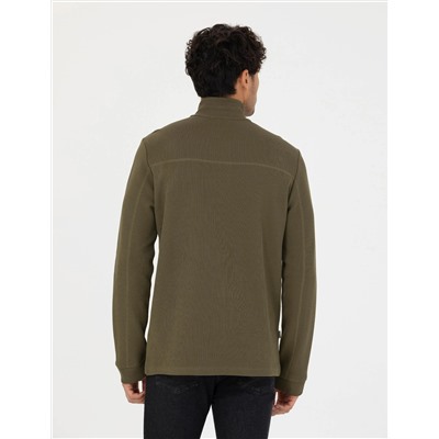 Haki Regular Fit Sweatshirt