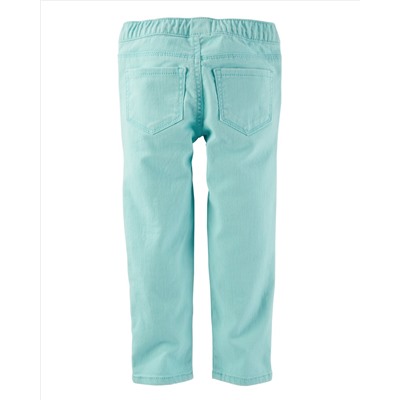 Twill Moto Jeggings