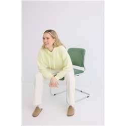 Sudadera capucha felpa algodón amarillo