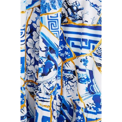 Vestido largo halter Stella Jean