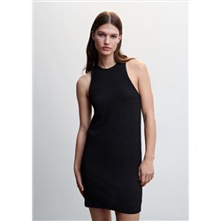 Vestido corto textura