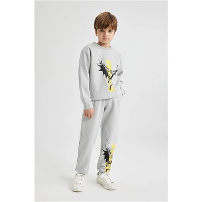 Defacto Erkek Çocuk Batman Sweatshirt Eşofman Altı 2'li Takım X9240A623WN