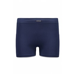 Pantalón corto canalé azul oscuro