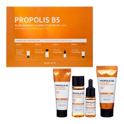 SOME BY MI PROPOLIS TRAIL KIT(4components) Набор: Тонер для лица, Сыворотка для лица, Крем для лица, Масло для умывания 30мл+30мл+20мл+10г