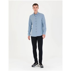 Koyu Lacivert Slim Fit Jean Pantolon