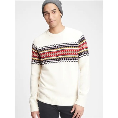 Stripe Crewneck Sweater