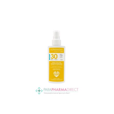 Alphanova Sun Spray Solaire Ecoresponsable SPF30 BIO 125g