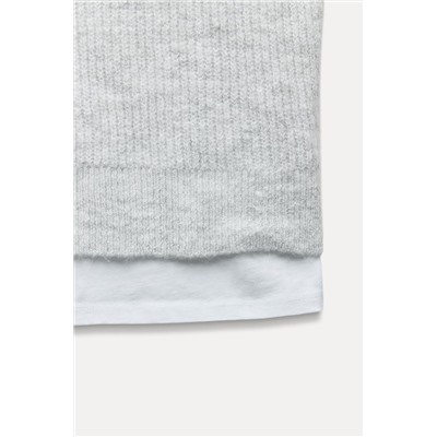 KNITTED WAISTCOAT T-SHIRT