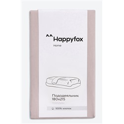 Пододеяльник из поплина 180X215 Happy Fox Home