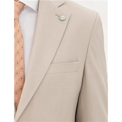 Bej Slim Fit Takım Elbise