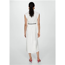 Vestido camisero cinturón