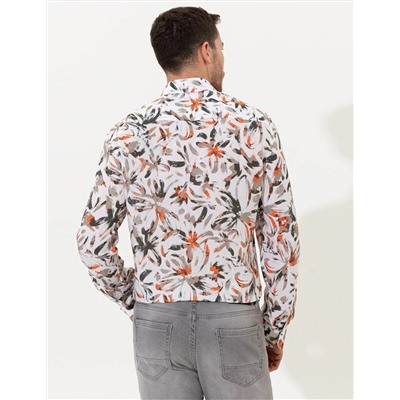 Haki Slim Fit Uzun Kollu Gömlek