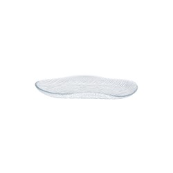 Hector Oval Servis Tabağı - Küçük Boy - Şeffaf