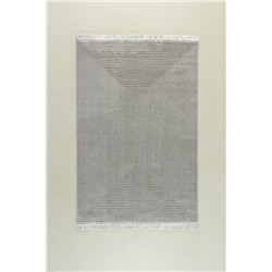 Diane Saçaklı Halı - Gri - 160x230 cm