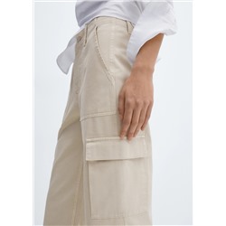 Jeans cargo bolsillos