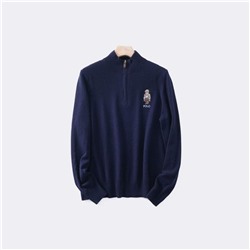 Вязаный мужской джемпер с вышивкой RALPH LAURE*N ОРИГИНАЛ!