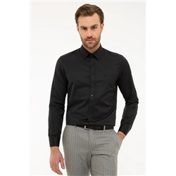 Pierre Cardin Erkek Siyah Slim Fit Basic Gömlek G021GL004.000.1111984