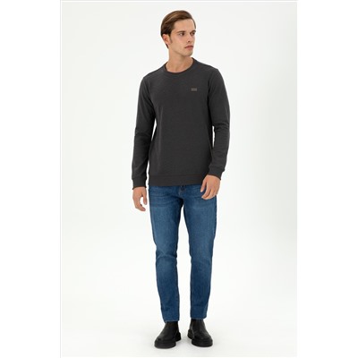 Erkek Antrasit Sweatshirt