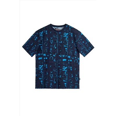 Bad Bear, Rudy Lacivert Erkek Oversize Tişört
